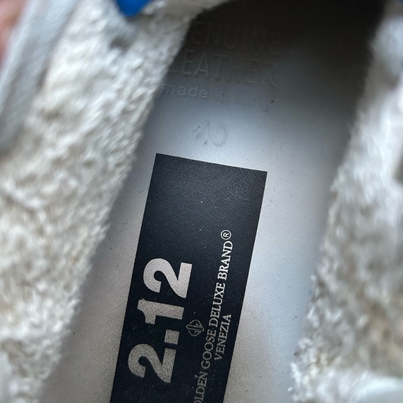 Golden Goose Hightop 2.12 red white blue size 40 - Picture 6 of 6